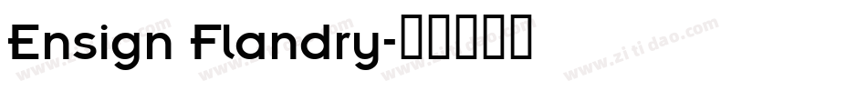 Ensign Flandry字体转换
